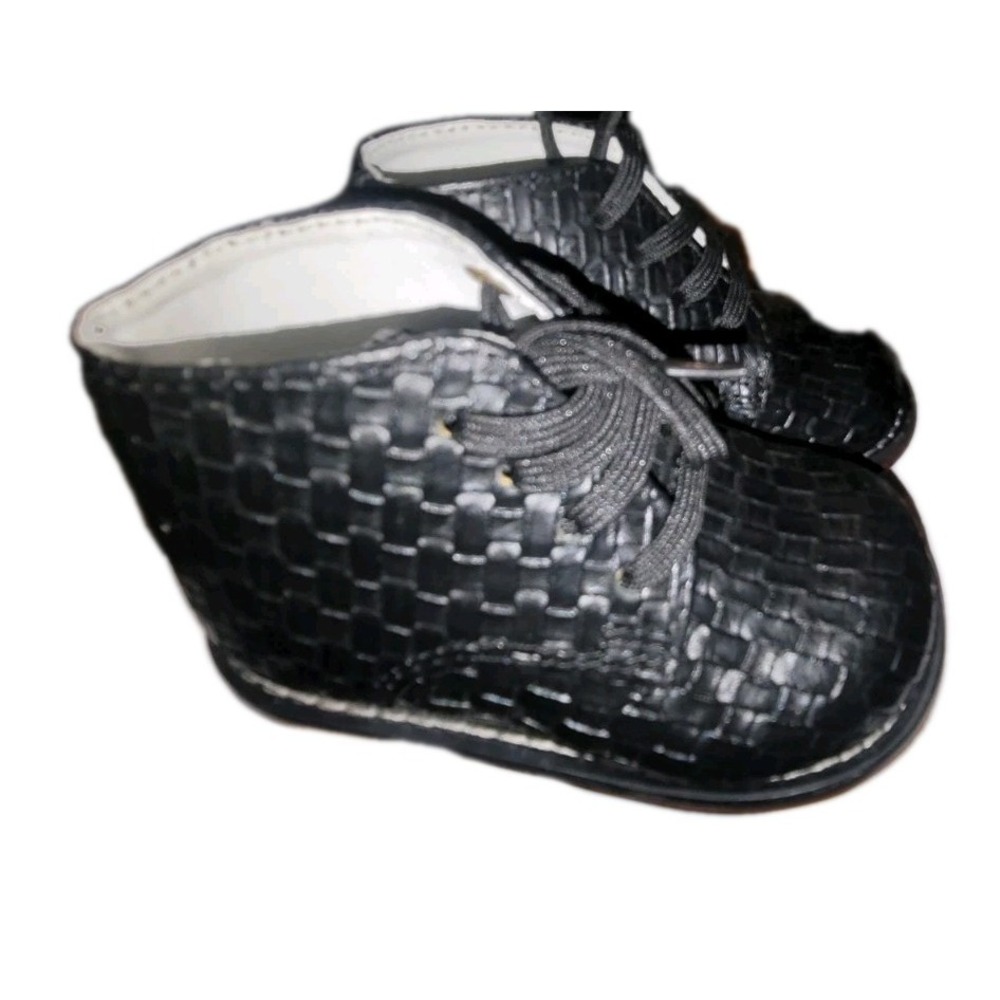 Josmo Walker Kids/Baby/Toddler Shoes All Leather‎ Black  Size 3.5